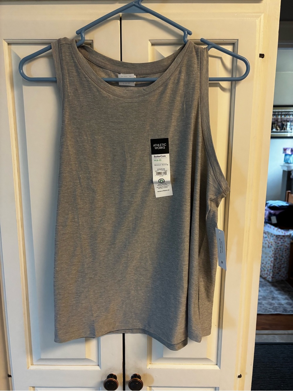 Athletic Works Women's Light Heather Grey Tank Top